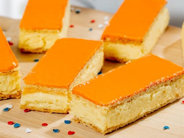 Oranje Tompoucen 4st.