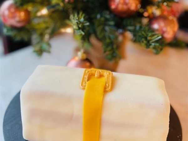 Kerst Marsepein Cake